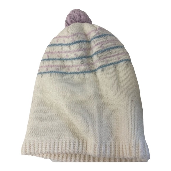 Debt Diffy Girls Winter Hat With Pompom - Picture 1 of 4